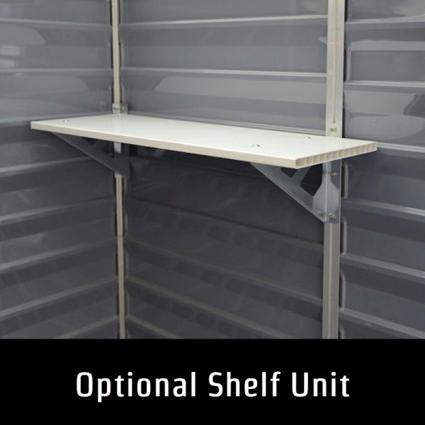 6' x 12' Palram Canopia Tan Skylight Plastic Shed (1.85m x 3.79m) - image 3