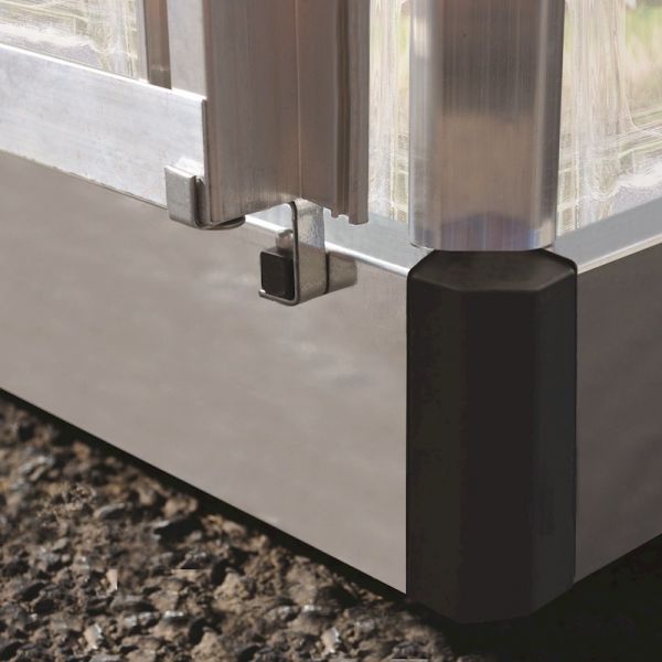 6' x 4' Palram Canopia Hybrid Silver Polycarbonate Greenhouse (1.85m x 1.26m) - image 3