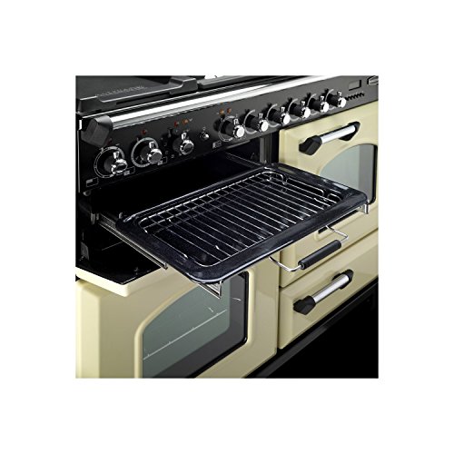 79790 CLASSIC Deluxe 110cm Dual Fuel Range Cooker, Cream/Chrome Trim - image 2