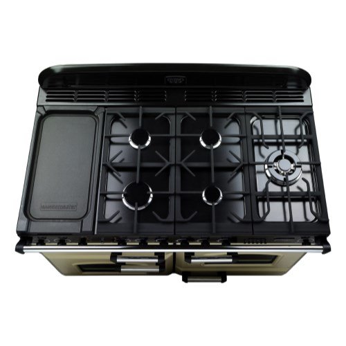79790 CLASSIC Deluxe 110cm Dual Fuel Range Cooker, Cream/Chrome Trim - image 3