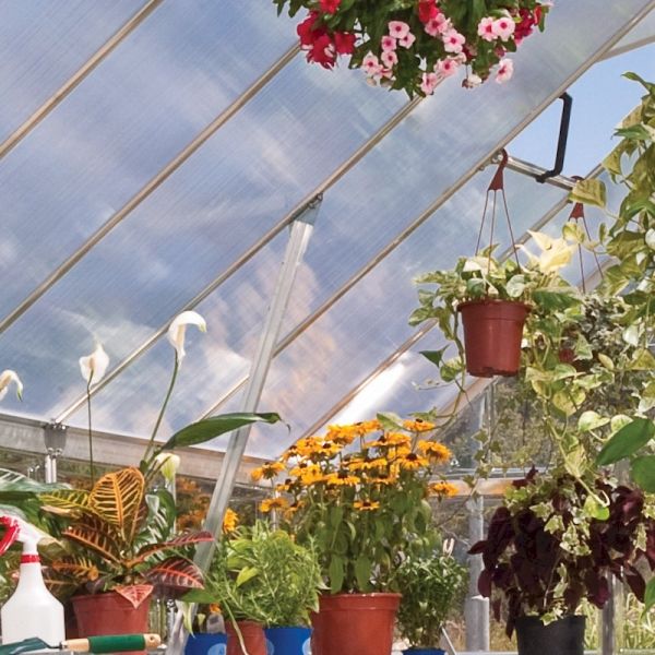 8' x 16' Palram Canopia Balance Silver Greenhouse (4.87m x 2.44m) - image 3