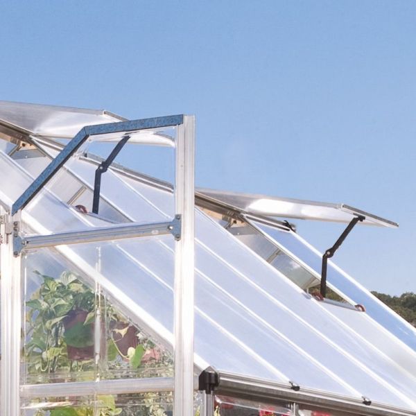 8' x 16' Palram Canopia Balance Silver Greenhouse (4.87m x 2.44m) - image 4