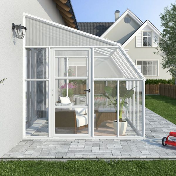 8x12 Palram Canopia Rion Clear Sun Room - image 3