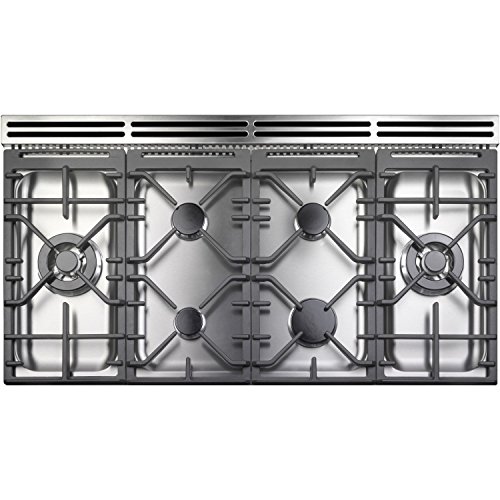 94220 ELISE 110cm Dual Fuel Range Cooker, Stainless Steel/Brushed Nickel Trim - image 2
