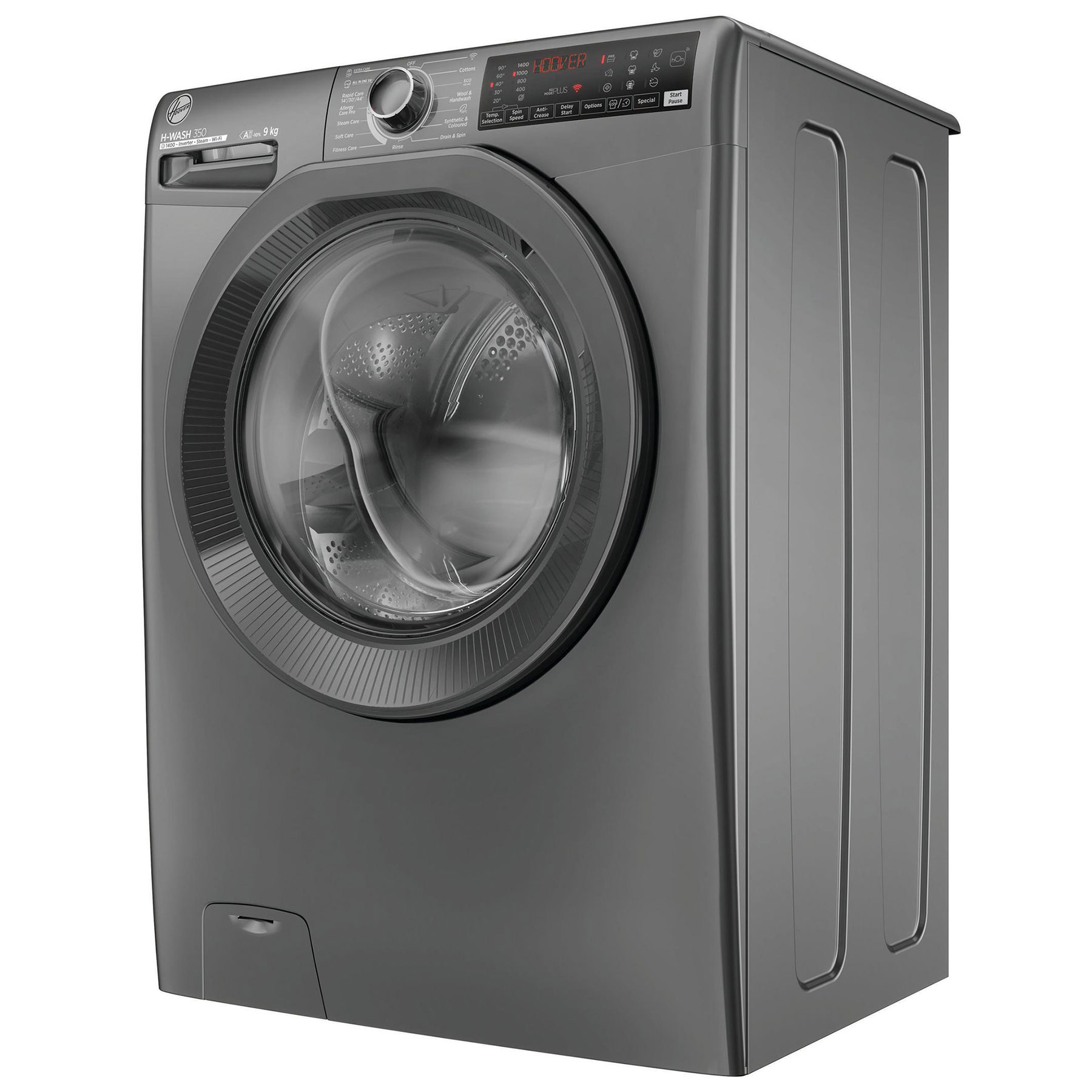 9kg 1400 Spin Washing Machine - Graphite - image 2