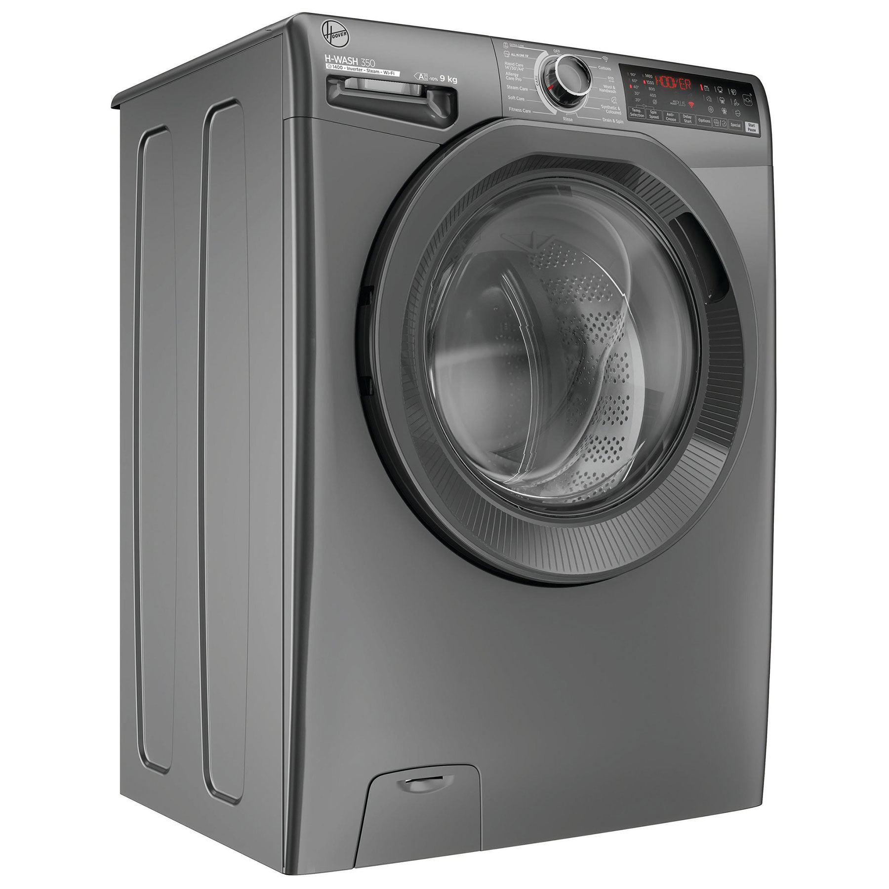 9kg 1400 Spin Washing Machine - Graphite - image 3
