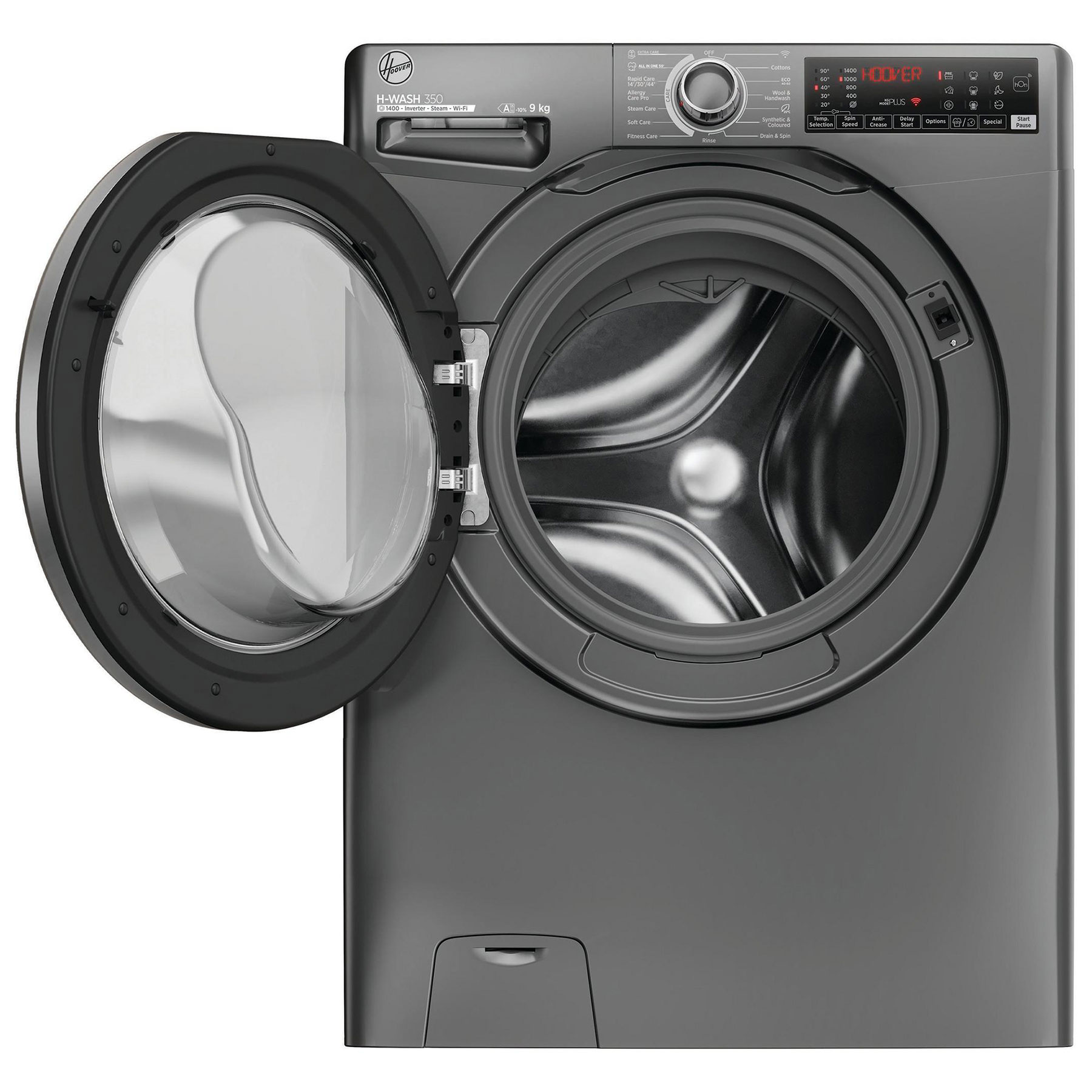 9kg 1400 Spin Washing Machine - Graphite - image 4
