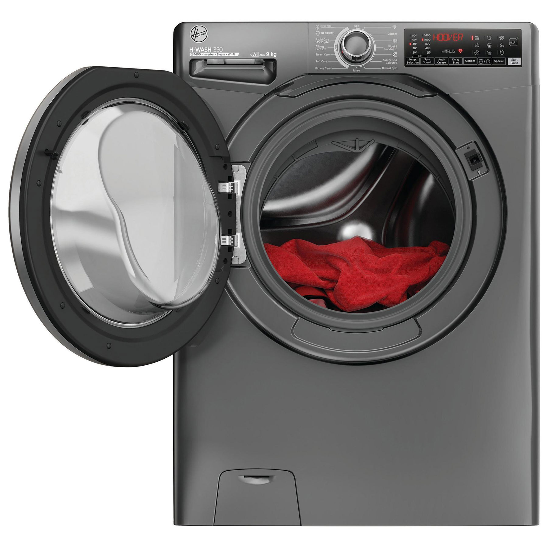 9kg 1400 Spin Washing Machine - Graphite - image 5