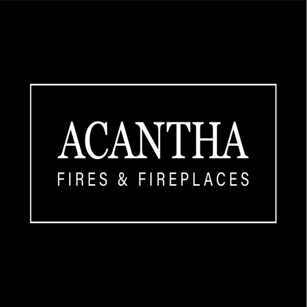 Acantha Larissa Fireplace Suite White and Grey with Keston Black Electric Stove 48 inch - image 2