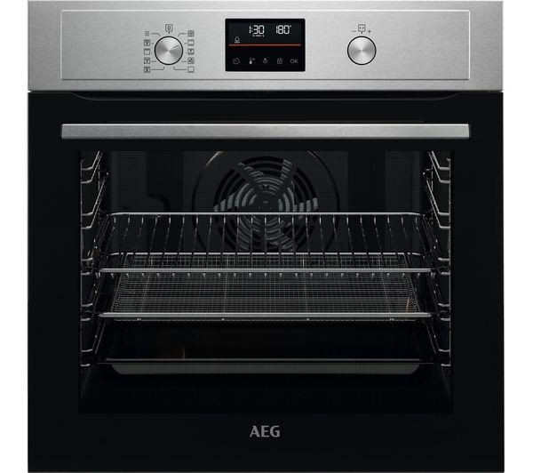 AEG AEG BPX535A61M 3000 Series AirFry Electric Single Oven - Stainless Steel