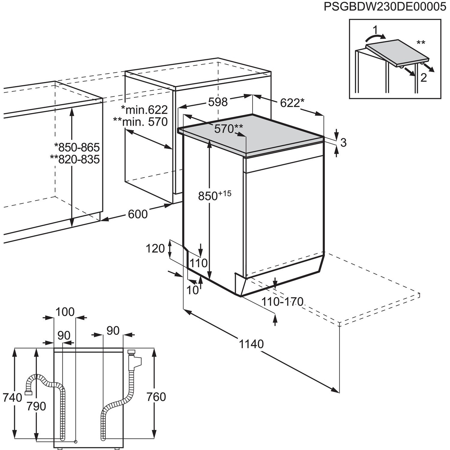 AEG FFX32617ZW Freestanding Dishwasher - image 4