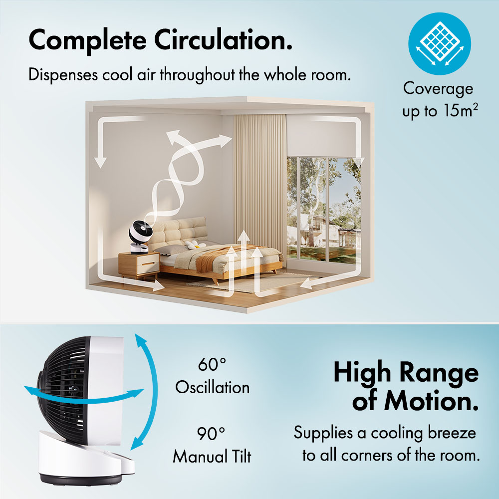 Air Circulator Cooling Fan - image 2