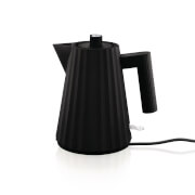 Alessi Alessi Plisse Electric 1L Water Kettle Black