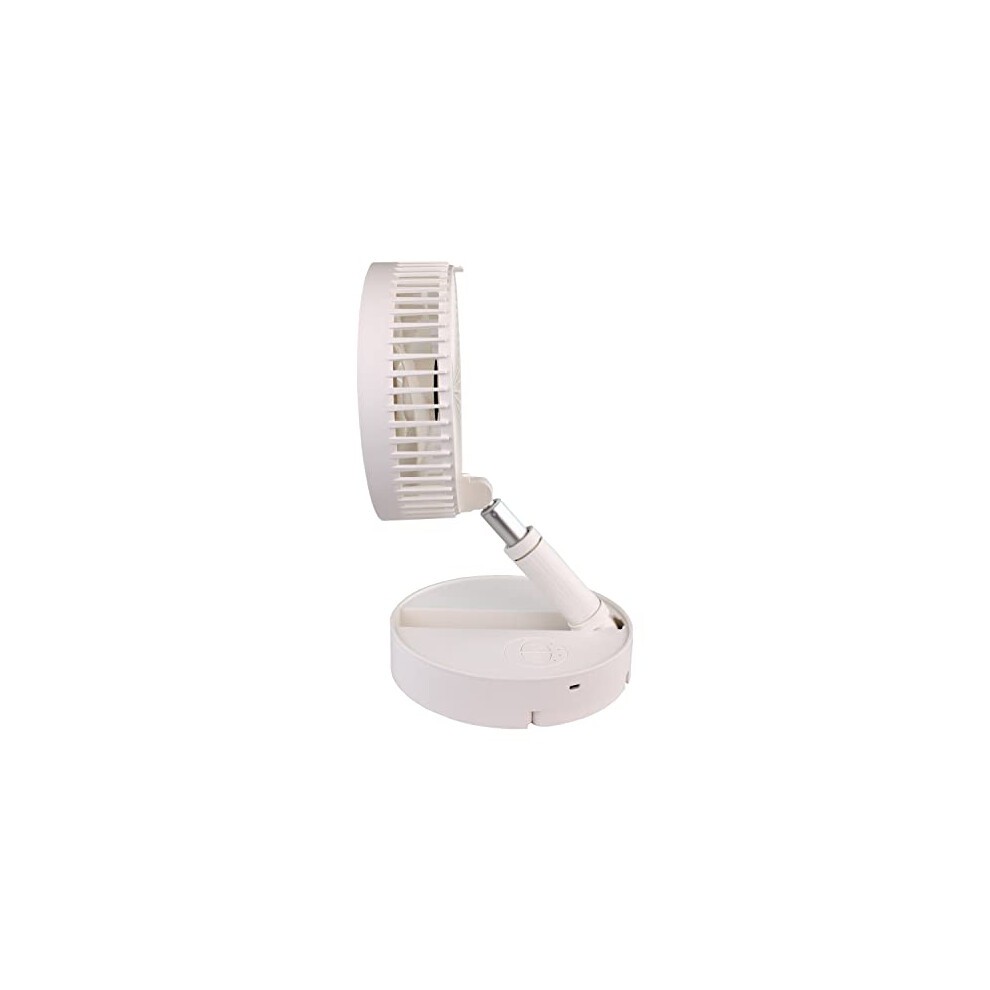 AMOS White Foldable USB Mini Desk Fan 7 inch - image 3
