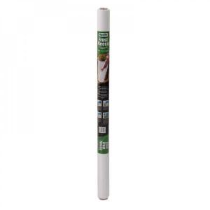 White fleece blanket roll for garden use, measuring 1m x 16m, designed for heavy-duty protection of seeds and plants, featuring a lightweight material of 17g per m².