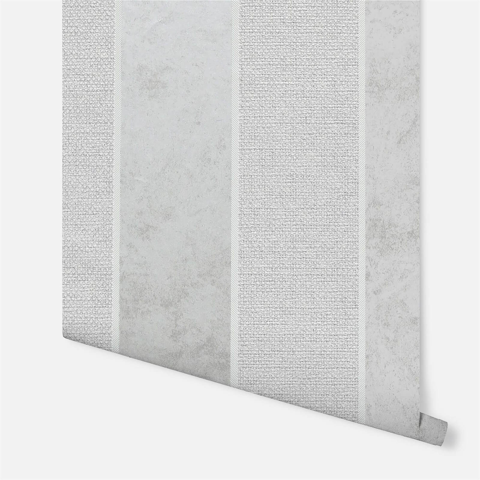 Arthouse Calico Stripe Grey Wallpaper - image 3