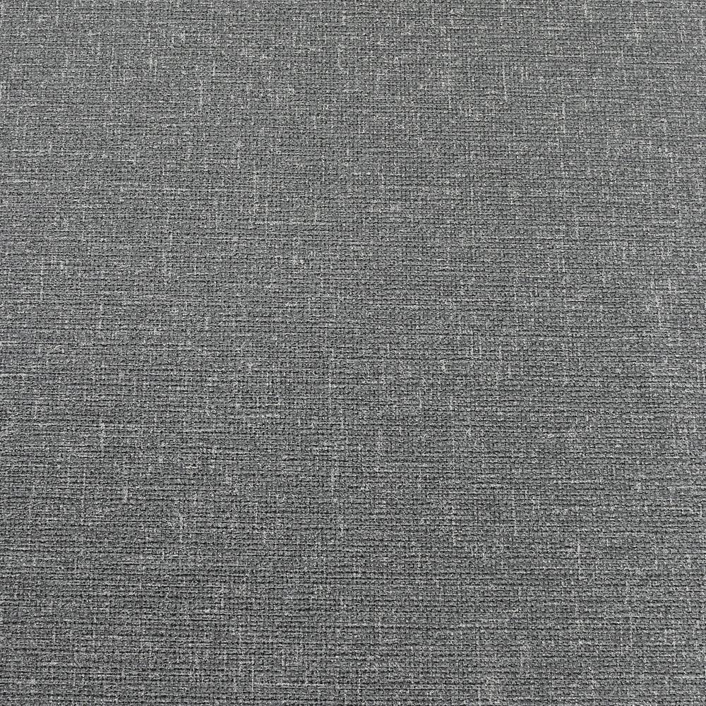 Gunmetal grey textured wallpaper with a hessian style, featuring subtle glitter and a metallic finish, ideal for adding depth to interior spaces.