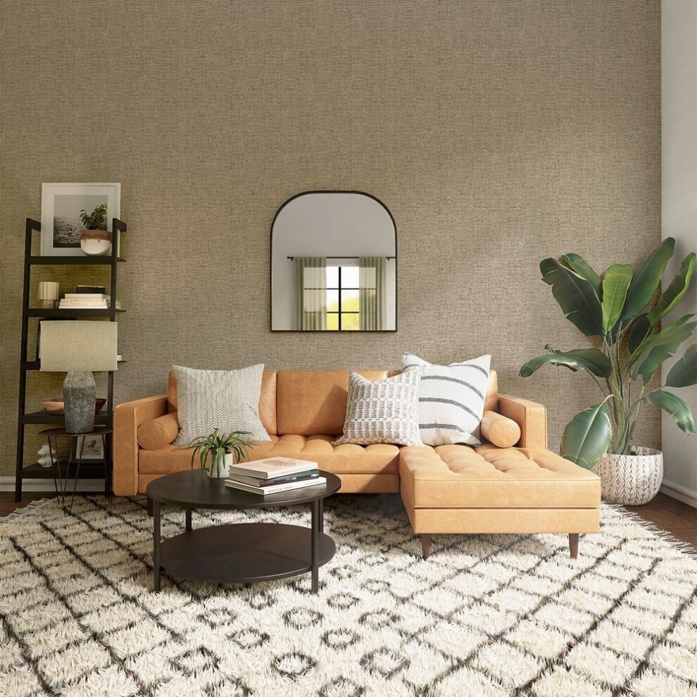 Arthouse Luxury Plain Champagne Gold Wallpaper - image 2