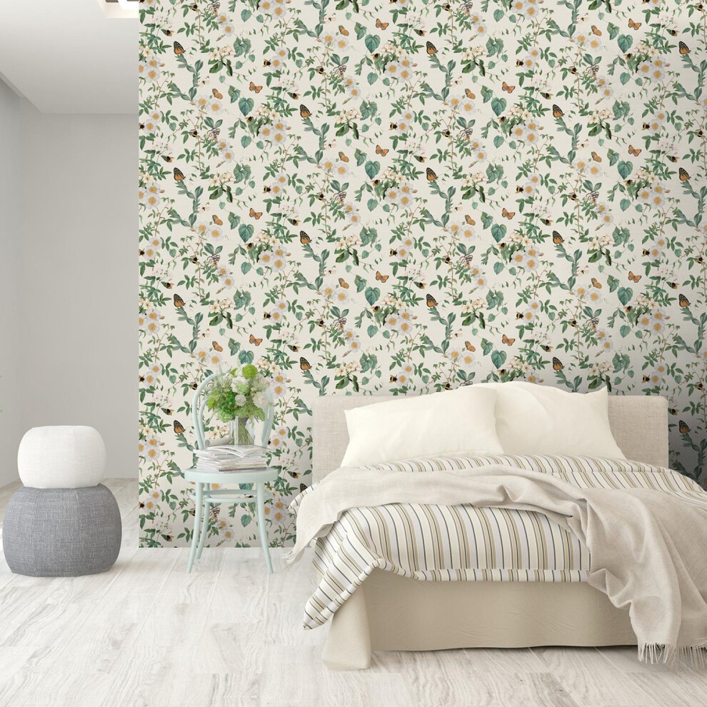 Arthouse Natural Bumblebee Trail Wallpaper - image 2