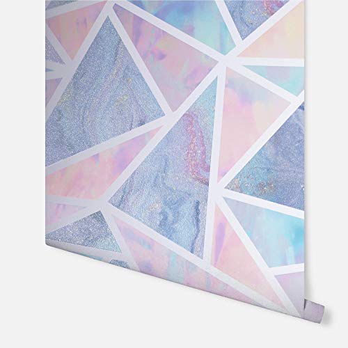 Arthouse Pastel Geometric Multicolour Wallpaper - image 3