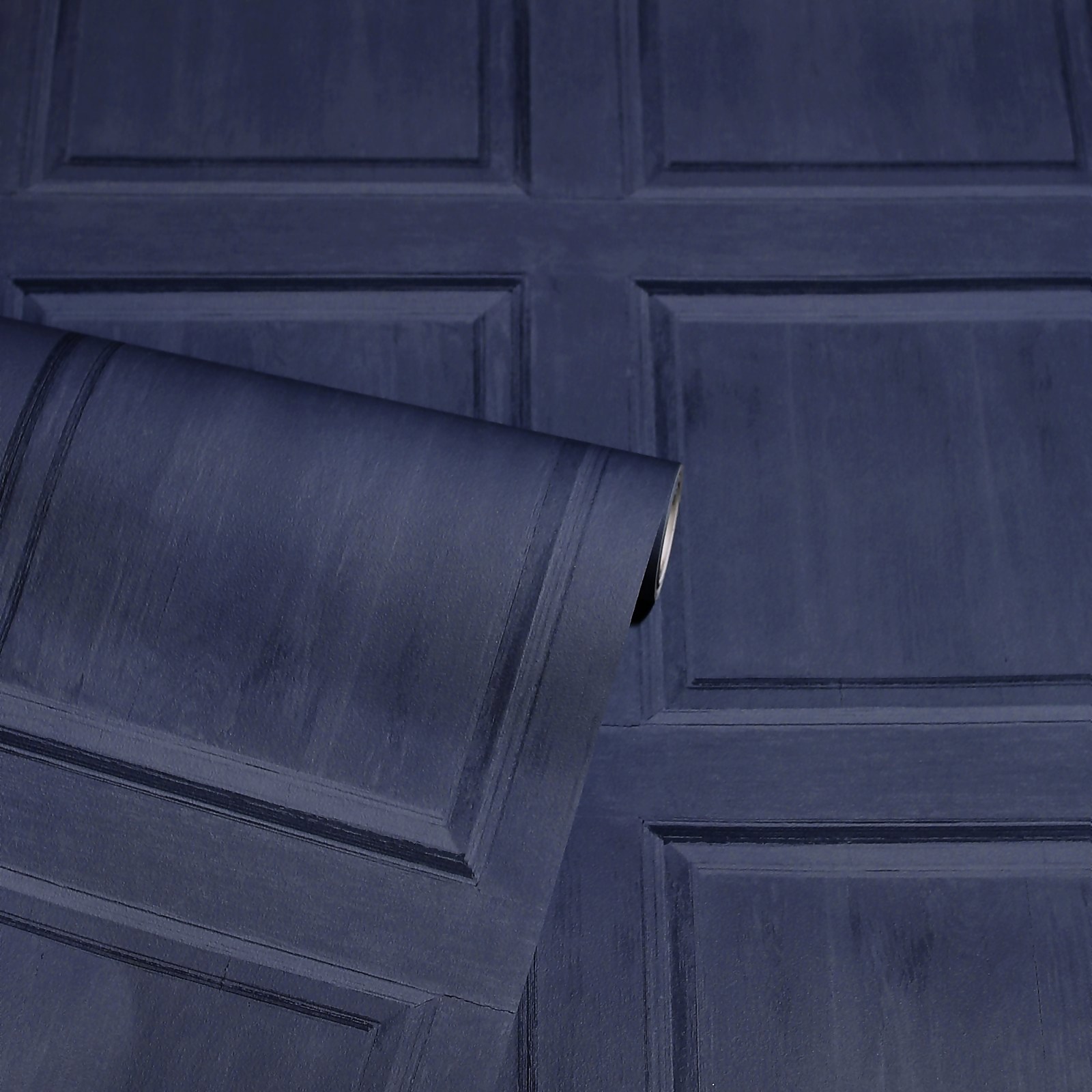 Arthouse Washed Panel Navy Blue Wallpaper - image 2