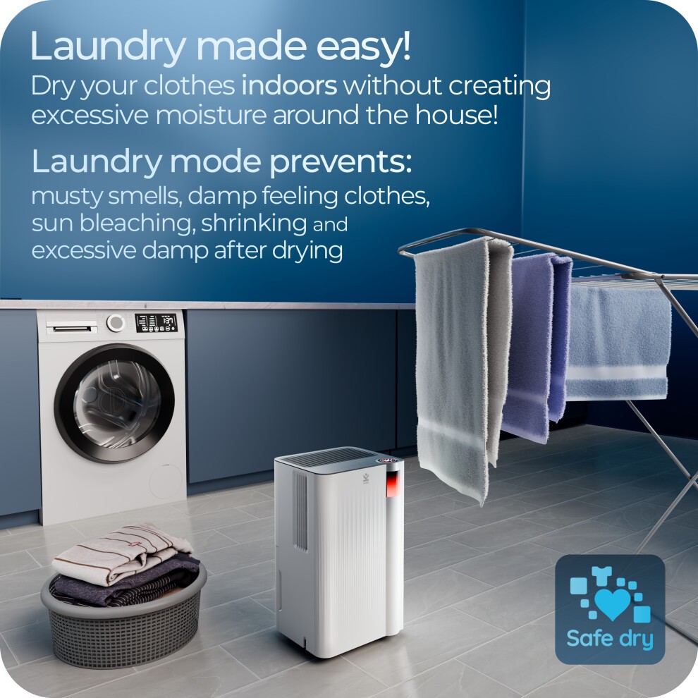 Avalla Multi Room Coverage X350 Smart Dehumidifier 12L - image 4