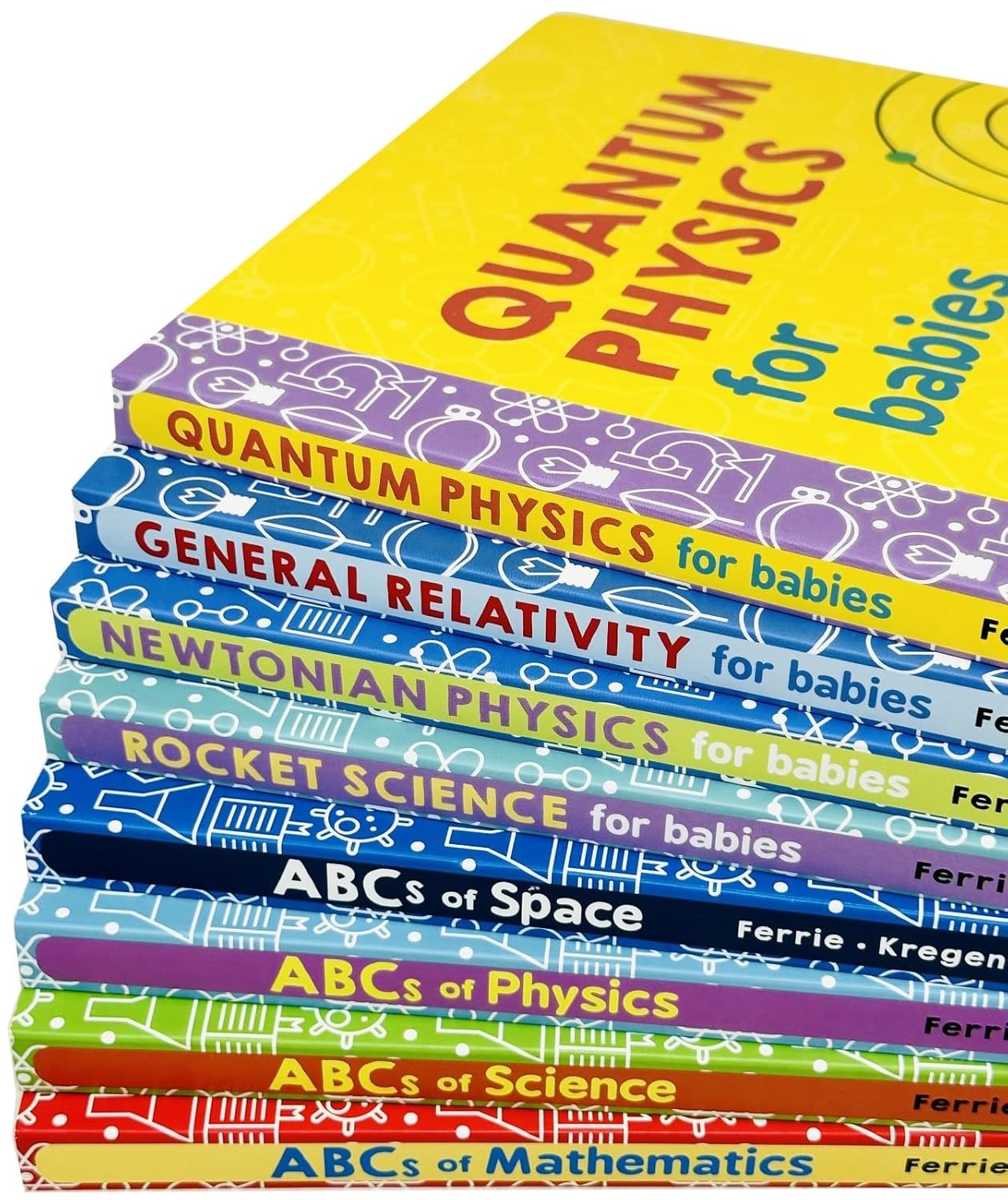 Baby University Collection 8 Books Set By Chris Ferrie General Relativity, Newtonian Physics, Quantum Physics - image 4