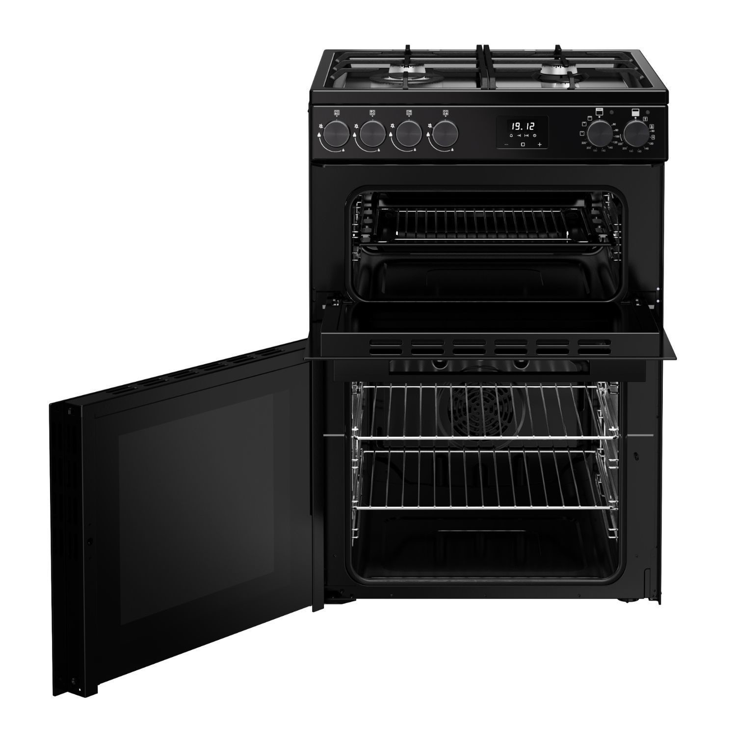 Belling Vision 444412047 60DF Dual Fuel Black Range Cooker - image 5