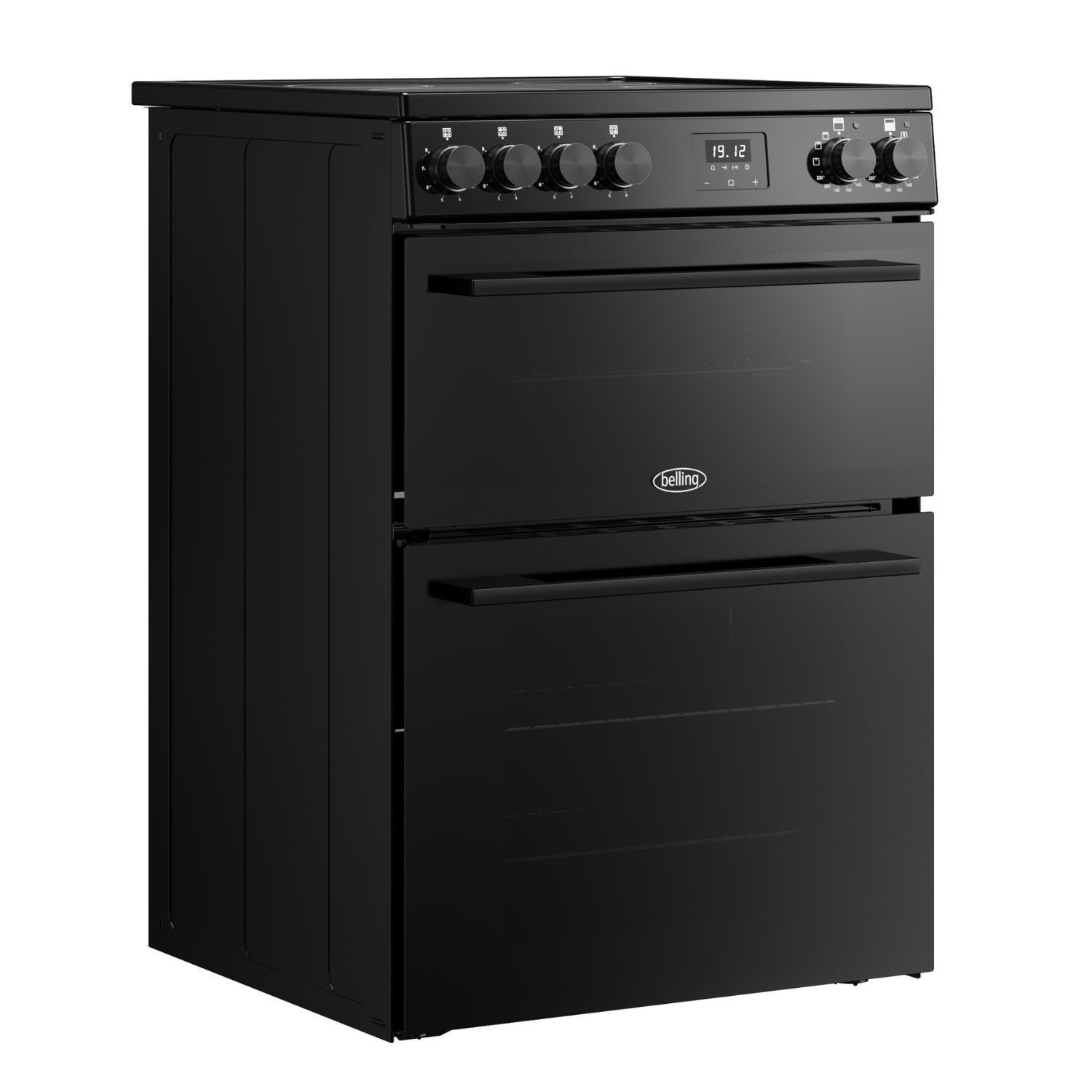 Belling Vision 444412049 60E 60cm Electric Ceramic Black Steel Double Cooker - image 2