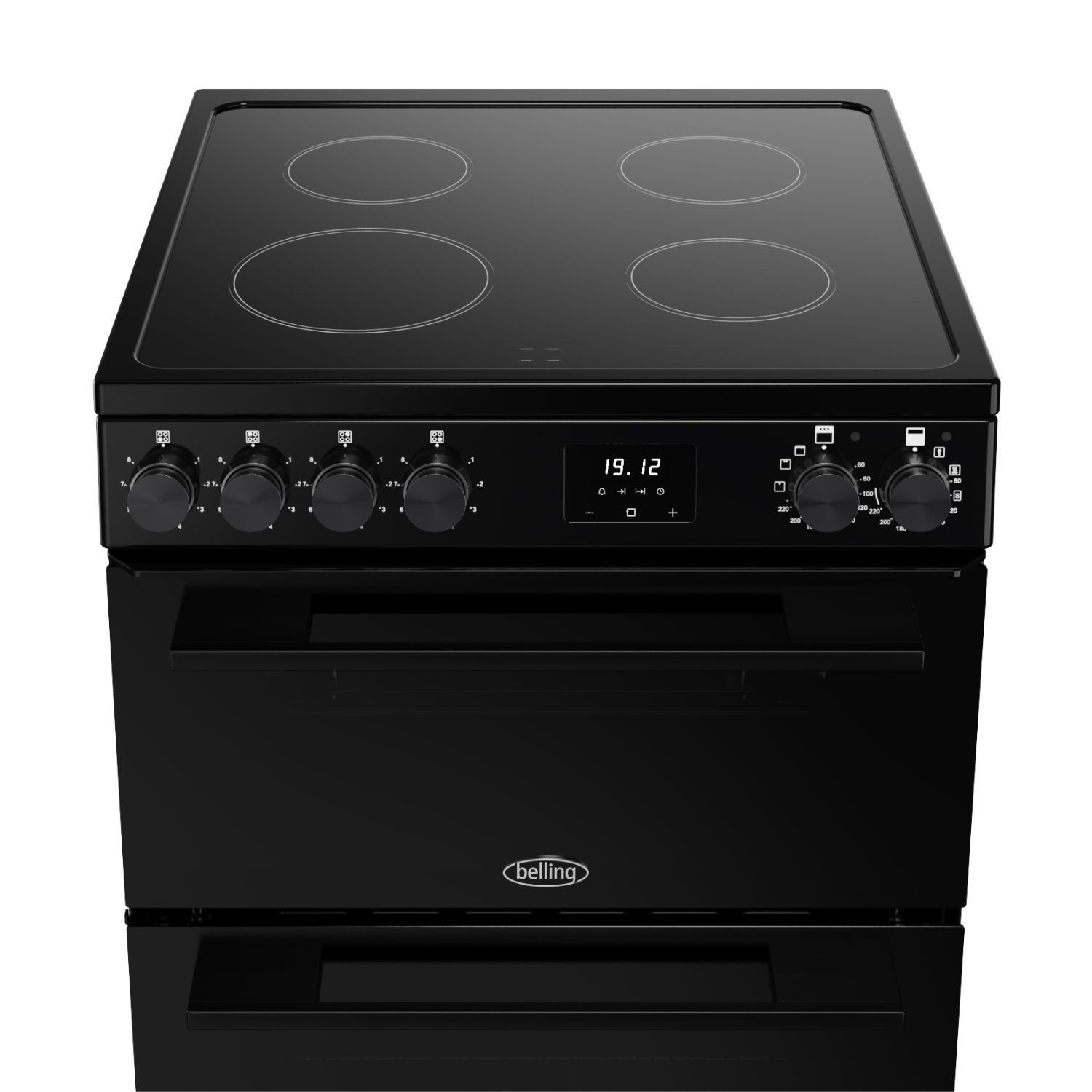 Belling Vision 444412058 60Ei Induction Electric Black Steel Cooker - image 3