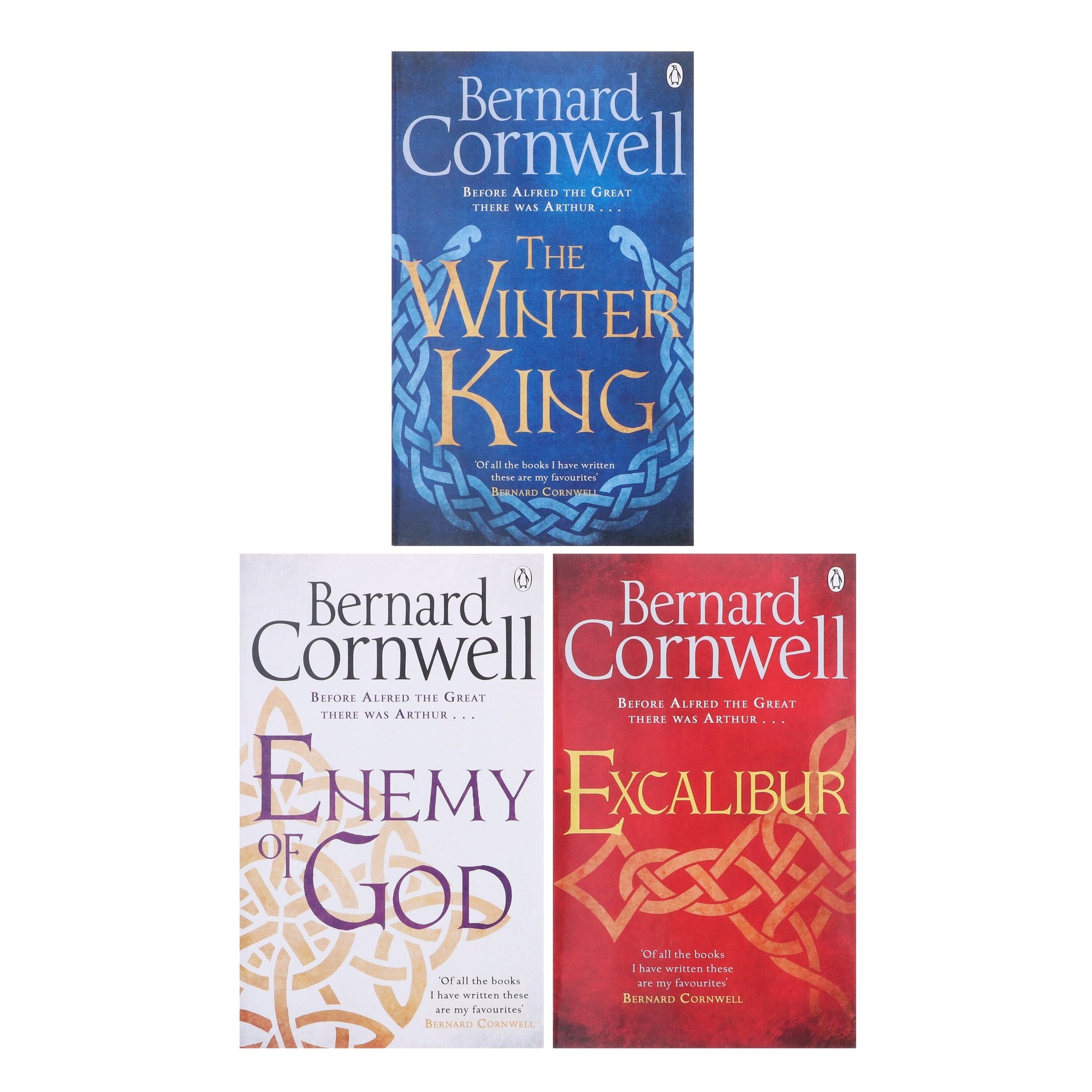 Bernard Cornwell Warlord Chronicles 3 Book Collection Enemy of God The Winter King - image 2