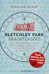Cover features a light blue background with a circular emblem, the title "Bletchley Park Brainteasers" in bold, and a red sticker highlighting "Over 100 Puzzles."
