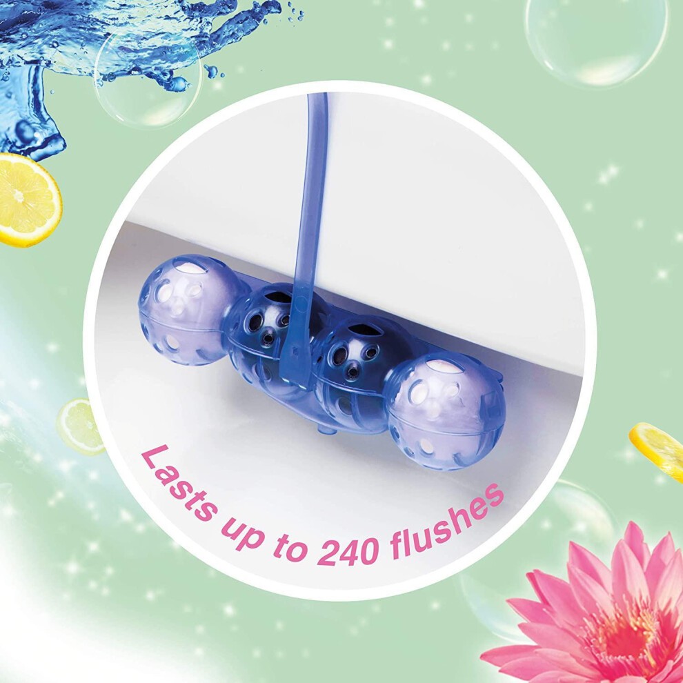 Bloo Colour Active Fresh Flower and Bleach Toilet Rim Block 50g 6 Pack - image 2