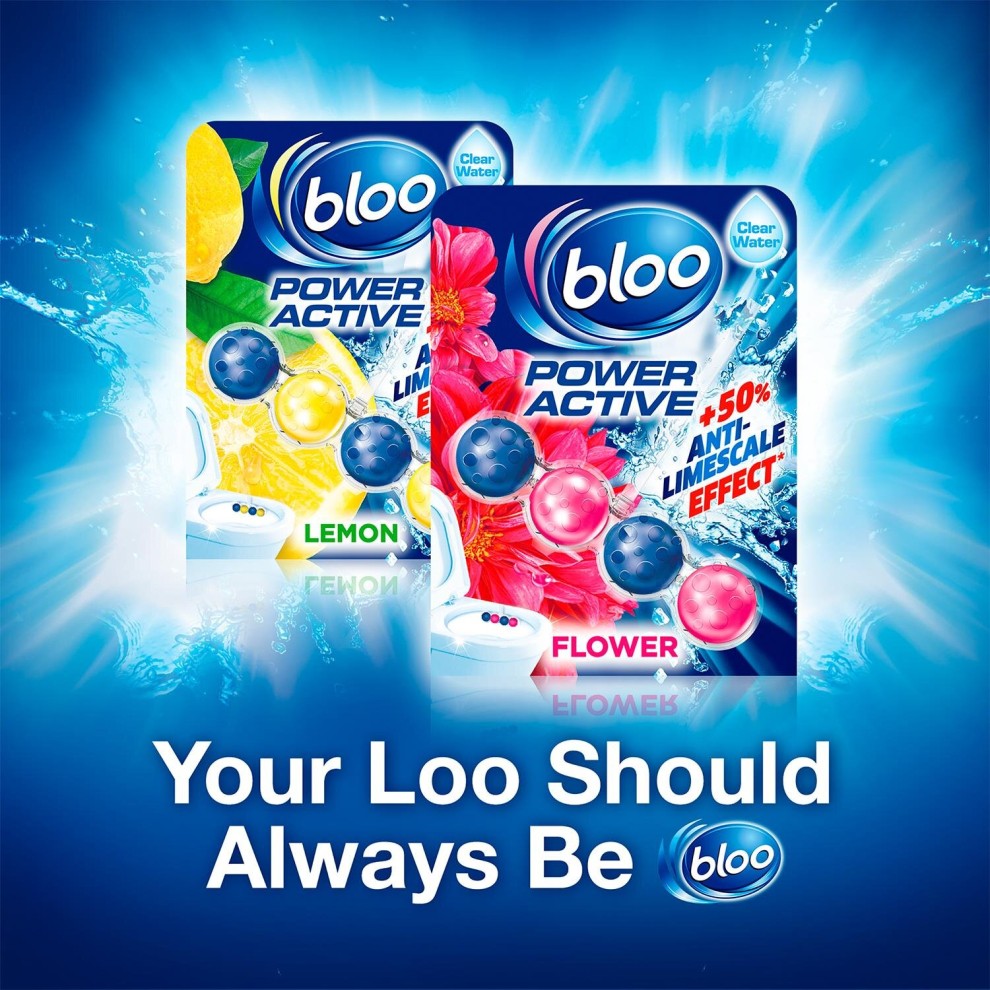 Bloo Power Active Flower Toilet Rim Block 6 Pack - image 2