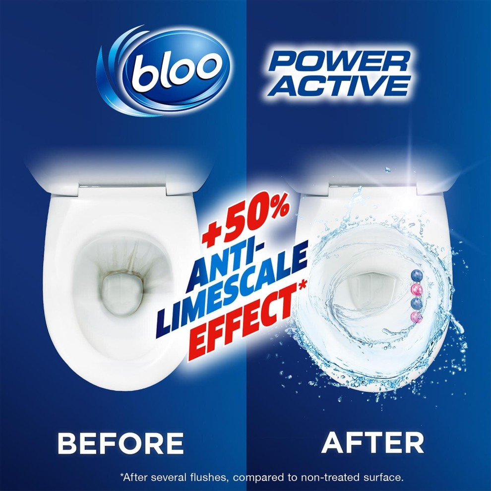 Bloo Power Active Flower Toilet Rim Block 6 Pack - image 4