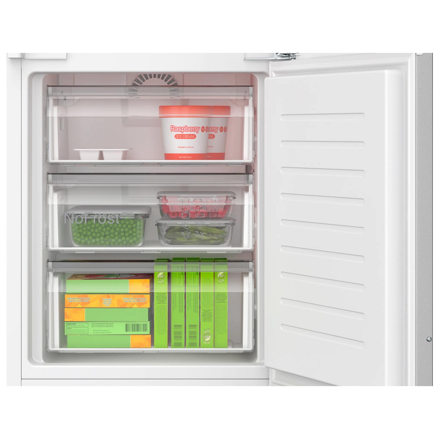 Bosch KIN96VFD0 Series 4 70/30 Built In Fridge Freezer with Fixed Door - image 4