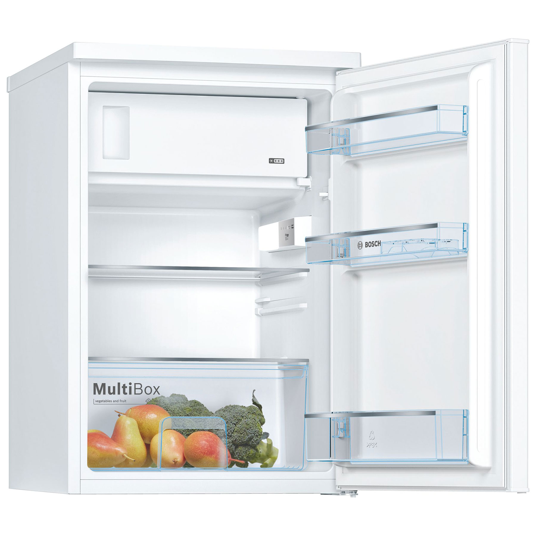 Bosch KTL15NWECG Series 2 White Freestanding Under Counter Fridge with Ice Box - image 2
