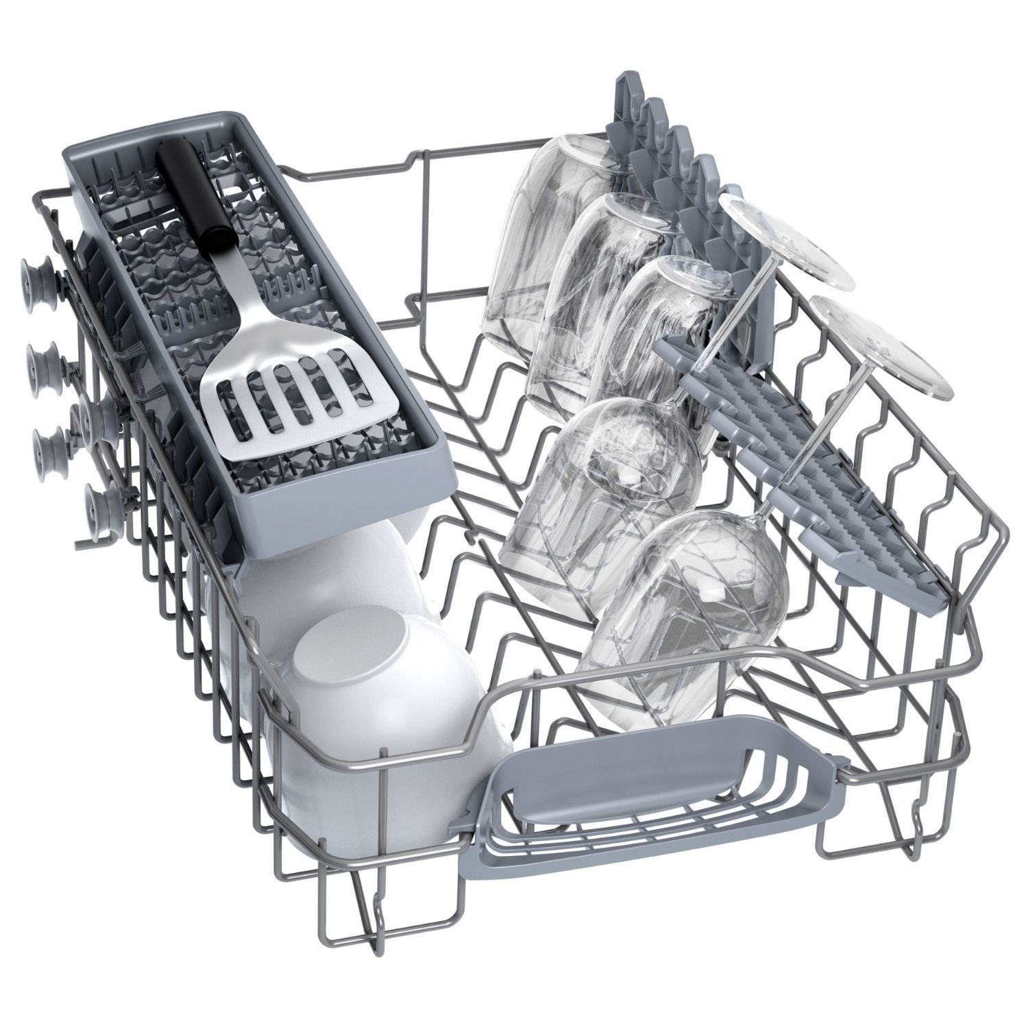 Bosch SPS2IKW01G Series 2 White 45cm Freestanding Slimline Dishwasher - image 4