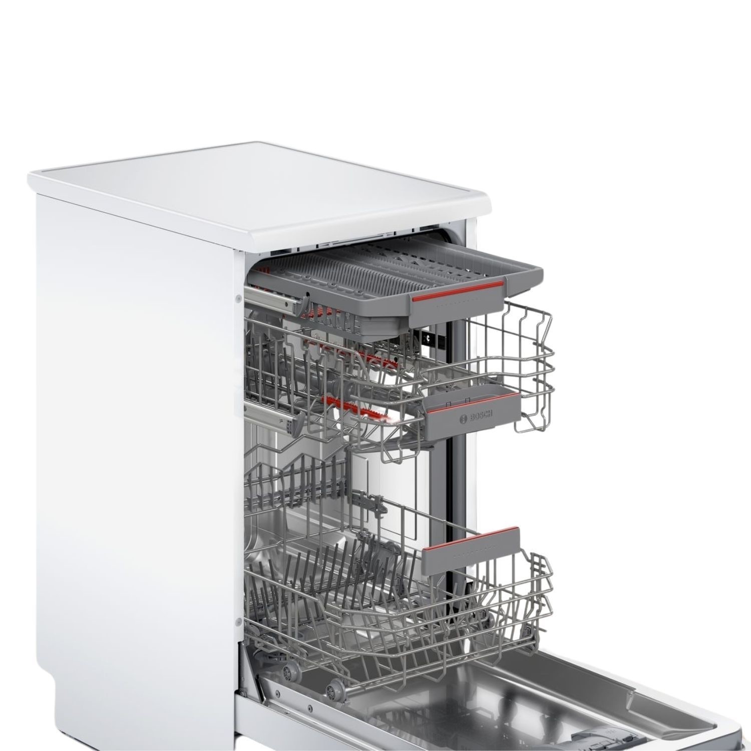 Bosch SPS4HMI49G Series 4 Brushed Steel 45cm Slimline Freestanding Dishwasher - image 4