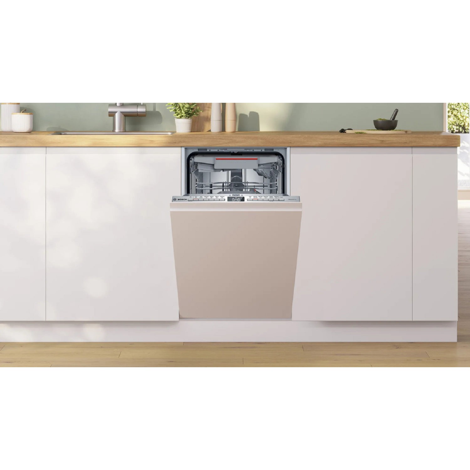 Bosch SPV4EMX25G Series 4 45cm Fully Integrated Slimline Dishwasher - image 2