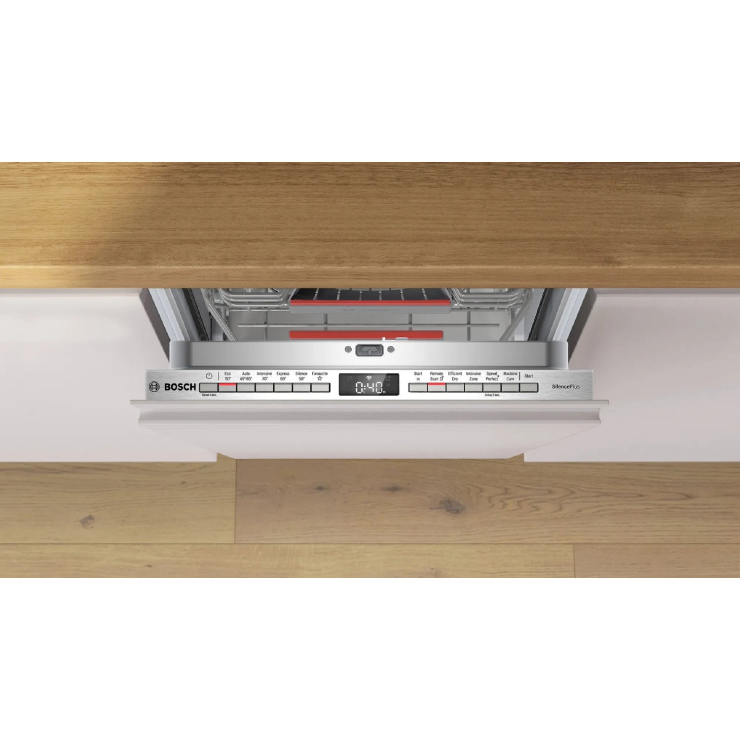 Bosch SPV4EMX25G Series 4 45cm Fully Integrated Slimline Dishwasher - image 3