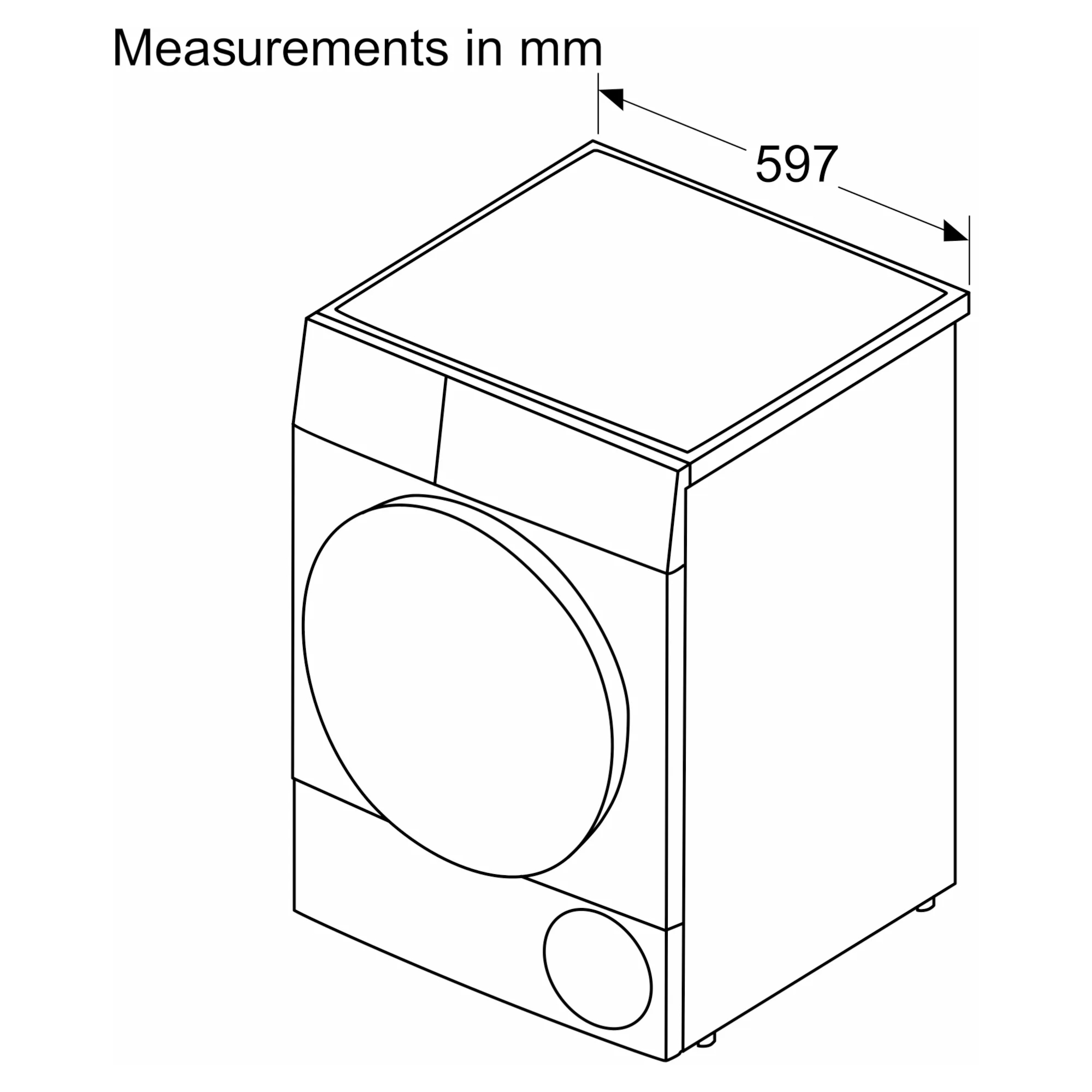 Bosch WPG23108GB Series 6 8KG White Condenser Tumble Dryer - image 2