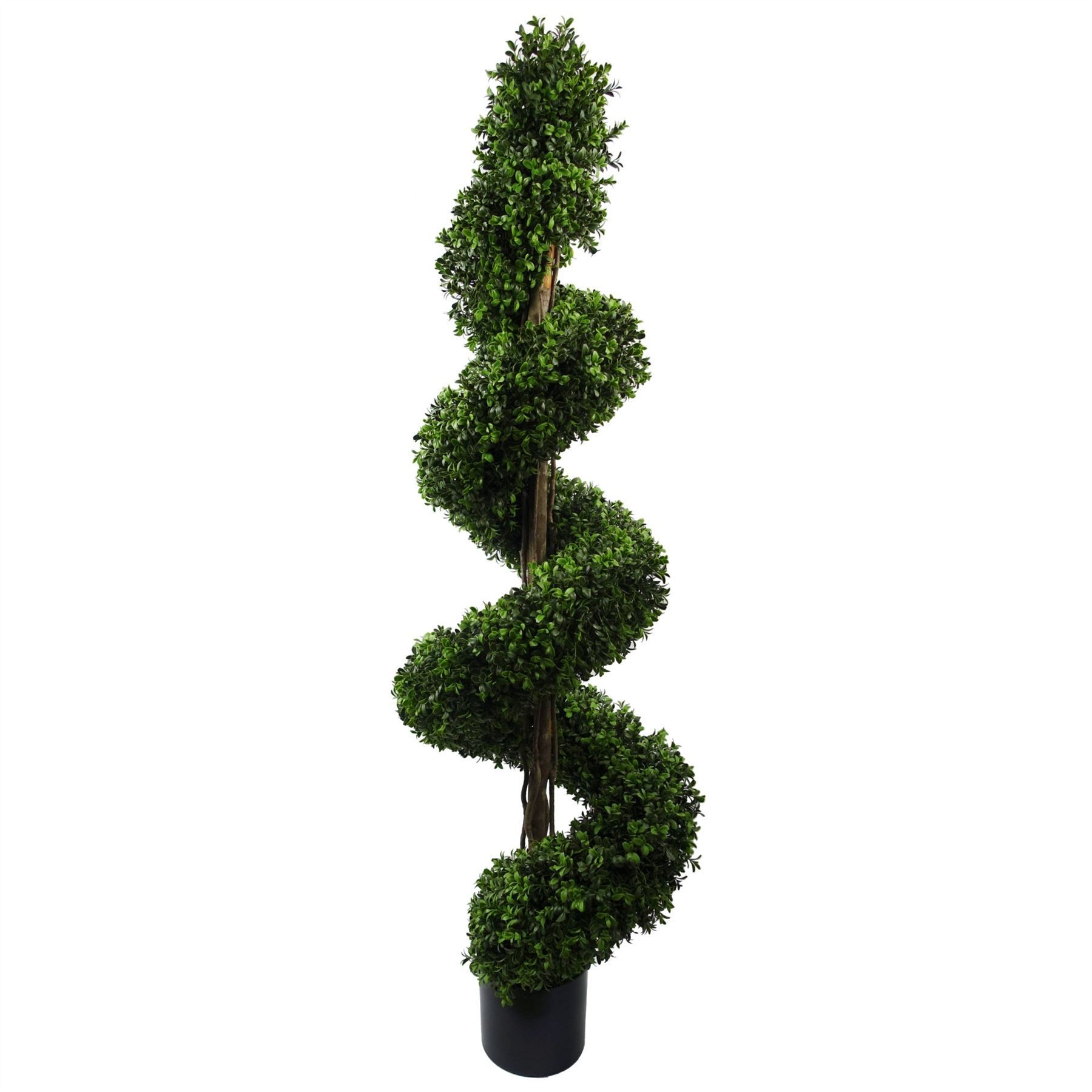 Botanik Outdoor Spiral Topiary Buxus Artificial Tree in Pot 150cm - image 2