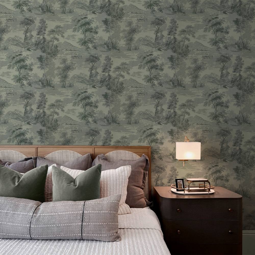 Boutique Shibui Forest Laurel Embossed Wallpaper - image 2