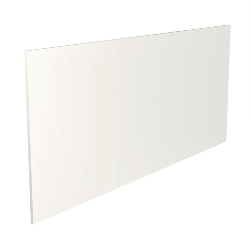 Super gloss white breakfast bar back panel, measuring 2100mm x 900mm, featuring a sleek, smooth surface ideal for modern kitchen designs.
