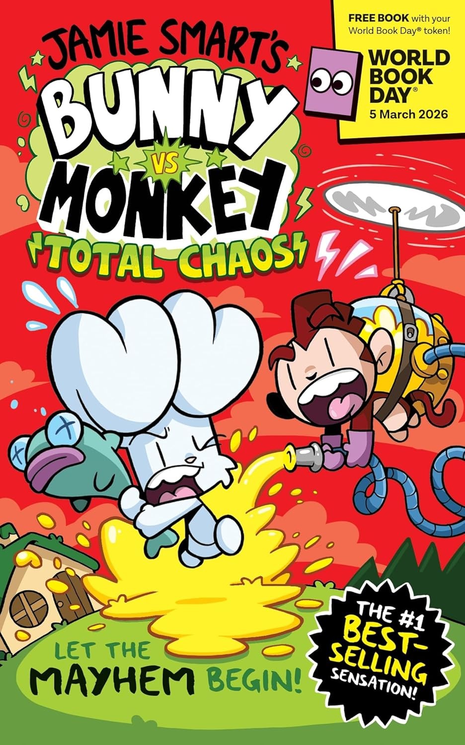 Bunny vs Monkey Total Chaos by Jamie Smart - Ages 3-7 - Paperback - image 2