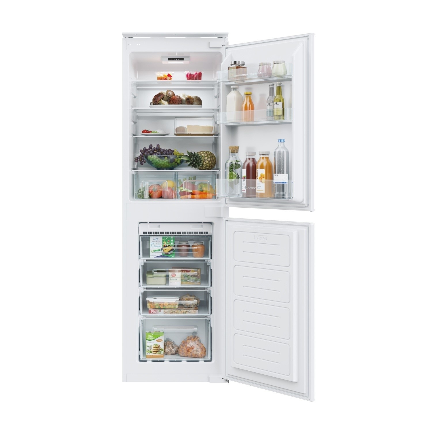 Candy CB50N518EK 228L 50/50 Frost Free Built in White Fridge Freezer - image 2