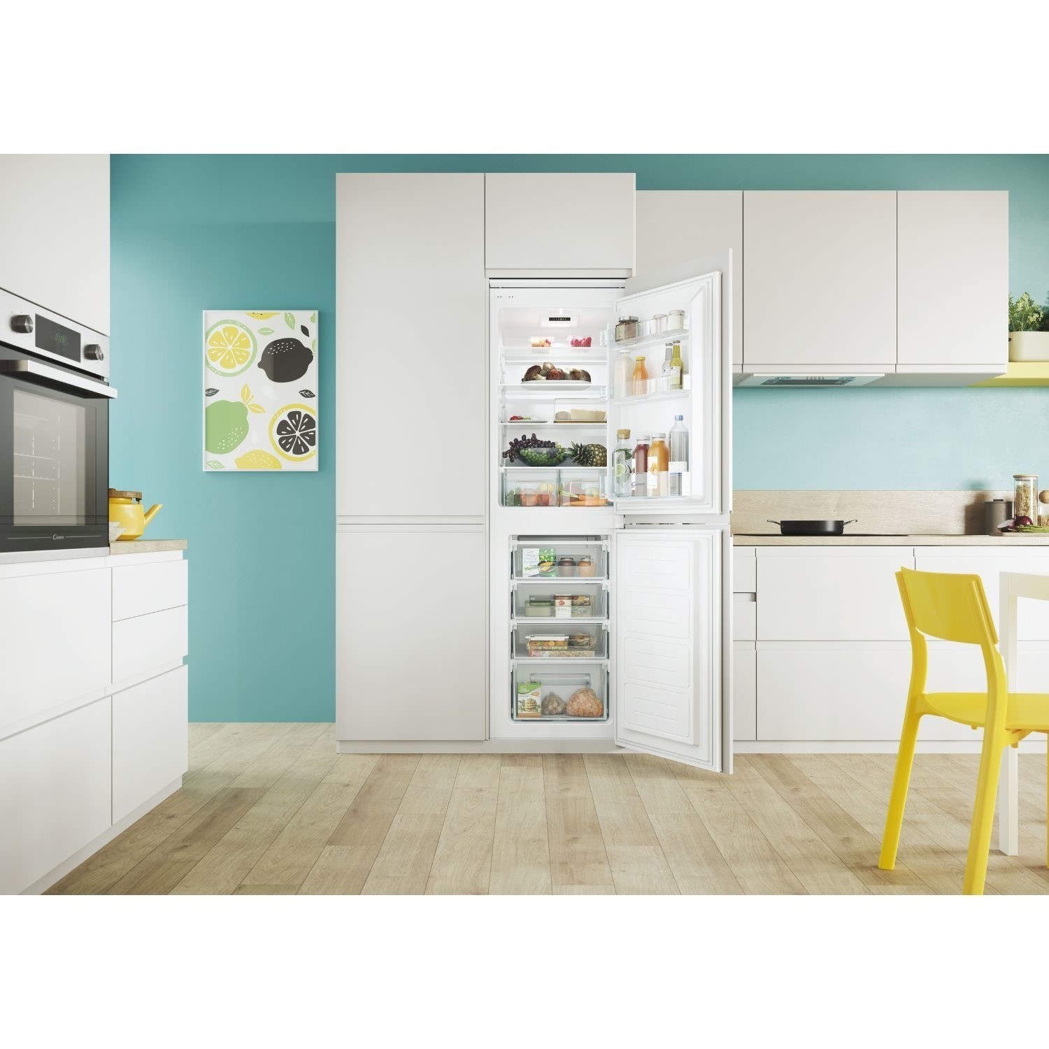 Candy CB50S518EK 50/50 233L Built in Fully Integrated White Fridge Freezer - image 5