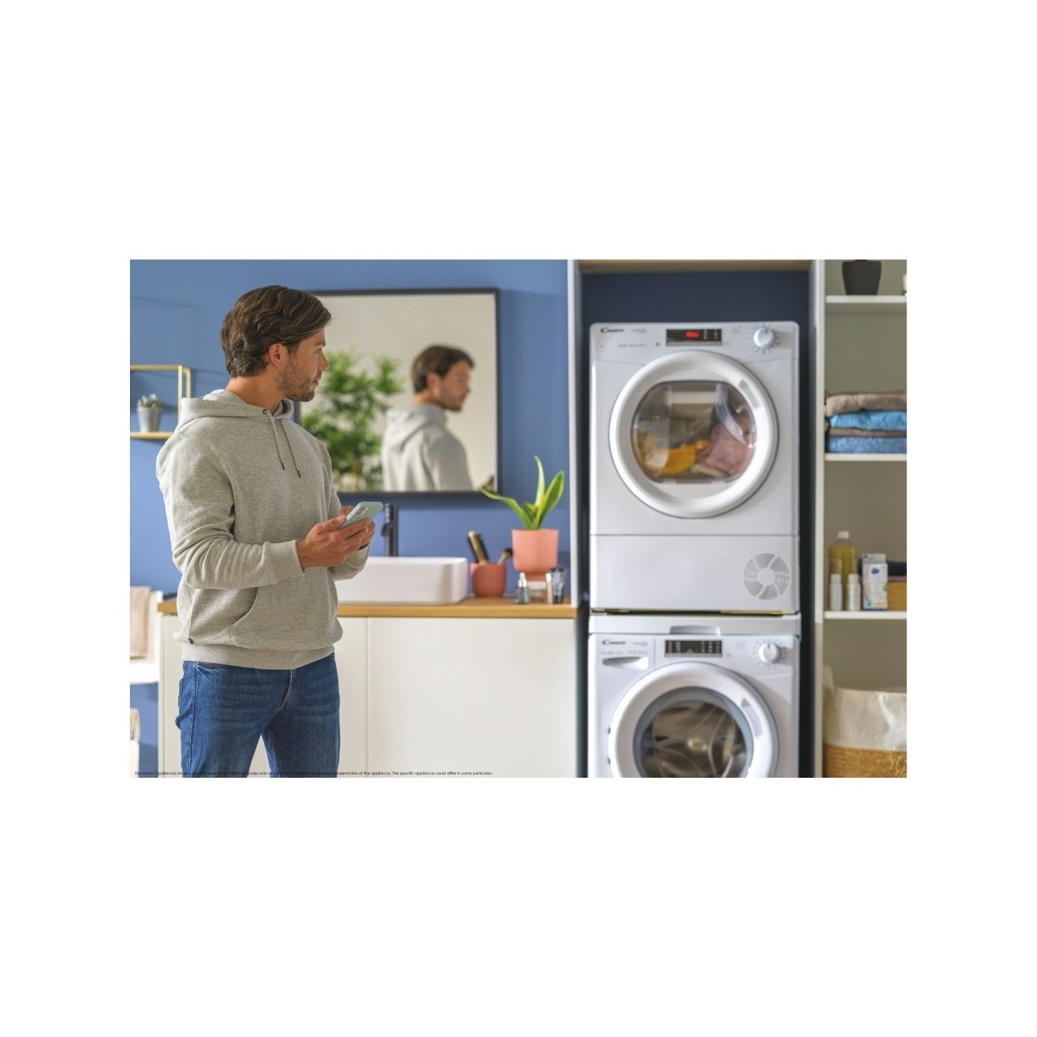 Candy CROEH9A3TE 9KG White Smart Pro Inverter Heat Pump Tumble Dryer - image 2