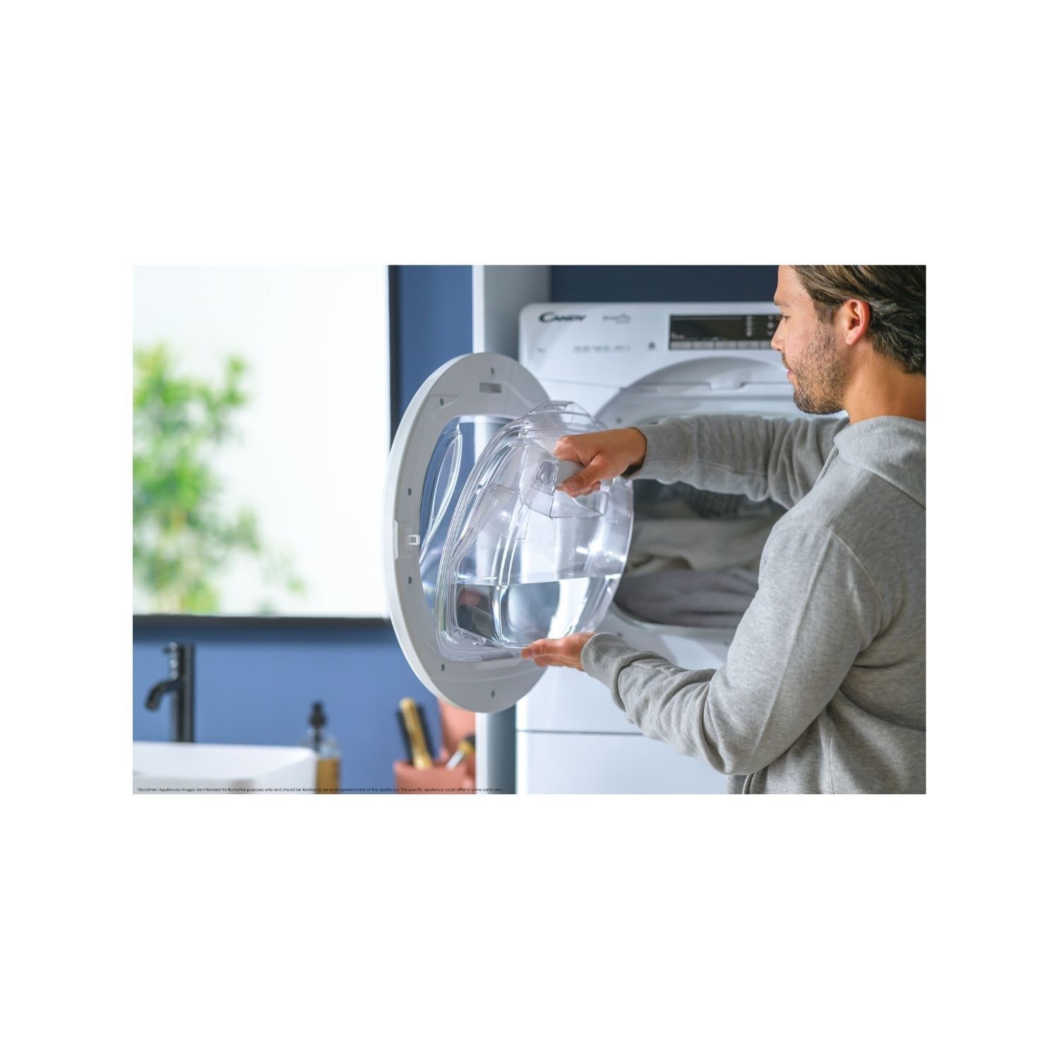 Candy CROEH9A3TE 9KG White Smart Pro Inverter Heat Pump Tumble Dryer - image 3